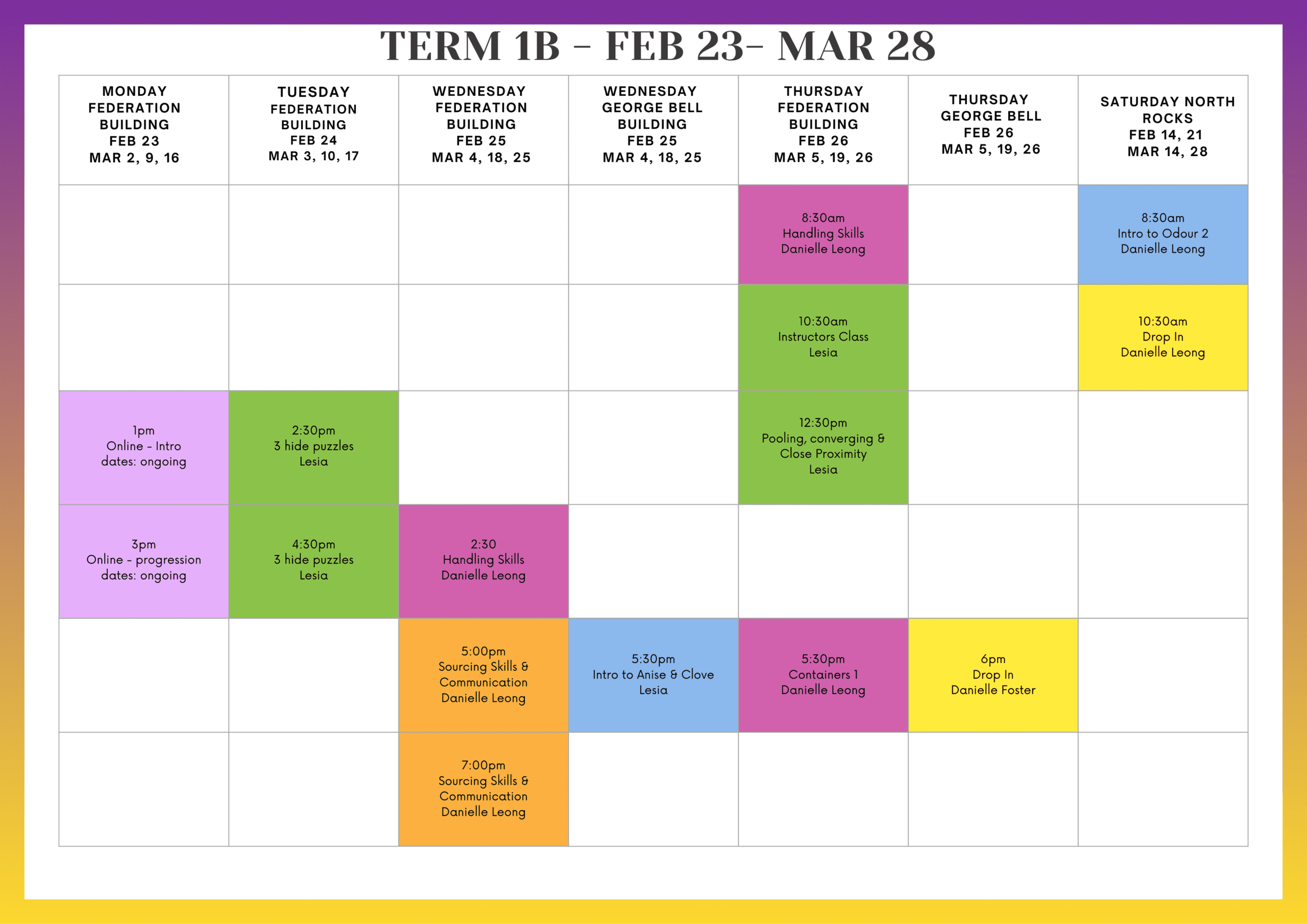 Black and White Simple Class Schedule (2)